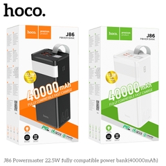 Pin sạc nhanh 22.5w HOCO J86 40.000mAh dự phòng PD QC3.0 chính hãng [BH 1 năm]