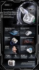 Tai nghe bluetooth Remax GameBuds G6 V5.3 kiểu dáng airpods chính hãng [BH 1 năm]