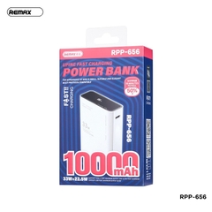 Pin sạc nhanh 33w REMAX RPP-656 10.000mAh dự phòng PD 22.5w vs QC3.0 chính hãng [BH 1 năm]