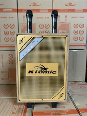 Loa kéo KIOMIC K-98 bluetooth Karaoke K98 (360x270x510mm) kèm 2 micro không dây mẫu mới 2024 chui sạc Type C [BH 6 Tháng] / pktn sale