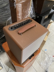 Loa kéo SoundBox SB-266D 300w 2 bass gỗ bọc da cao cấp kèm 2 micro không dây hát karaoke [BH 1 năm]