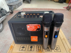 Loa bluetooth karaoke JBZ J4 mẫu loa xách tay kèm 2 micro không dây hát siêu hay [BH 6 Tháng]