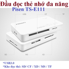 Đầu đọc thẻ nhớ USB 3.0 ALL-IN-ONE PISEN TS-E111 chính hãng [BH 1 năm]