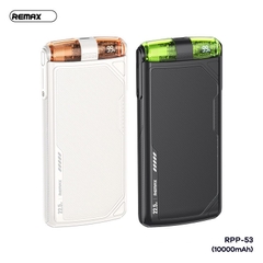 Pin sạc nhanh 22.5w REMAX RPP-53 10.000mAh dự phòng PD QC3.0 kèm cáp liền pin chính hãng [BH 1 năm]