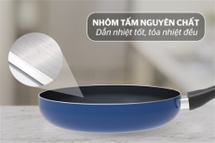 Chảo chống dính Sunhouse 2 lớp SV22 Size 22cm tay cầm nhựa [BH: NONE]