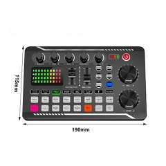 Soundcard thu âm giảm tiếng ồn F-998 [BH: 1 THÁNG]