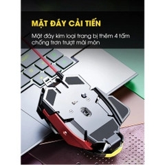 Chuột gaming có dây DEIOG G2 có 6 nút hỗ trợ app led RGB 16 triệu màu 2400 DPI chính hãng [BH 1 năm]