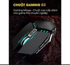 Chuột gaming có dây DEIOG G3 có 5 nút hỗ trợ app led RGB 16 triệu màu 2400 DPI chính hãng [BH 1 năm]
