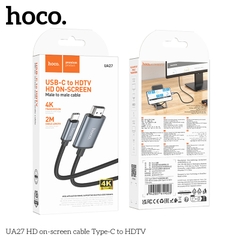 Cáp chuyển đổi màn hình UA27 Type-C ra HDMI 4k dài 2m chính hãng [BH 1 năm]