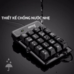 Bàn phím máy tính DEIOG DY-900 kỹ thuật số có dây số rời chính hãng [BH 1 Năm]