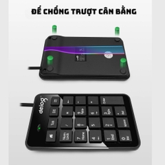 Bàn phím máy tính DEIOG DY-900 kỹ thuật số có dây số rời chính hãng [BH 1 Năm]