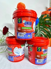 Xô xà bông bột giặt đồ hương nước hoa 5kg SUPER, ONEO nhiều thương hiệu tùy lô [BH: NONE]