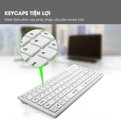 Bàn phím cơ có dây Deiog Dy-901 SIÊU MỎNG CHỈ 6MM mini thiết kế nhỏ gọn chính hãng [BH 1 Năm]