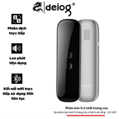 Máy Phiên Dịch Đa Ngôn Ngữ Bằng Giọng Nói DEIOG G5 Gồm 40 Ngôn Ngữ, Màn Hình Cảm Ứng IPS Hiện Đại, Có Hỗ Trợ Phiên Dịch Offline Cao Cấp [BH 1 Năm]