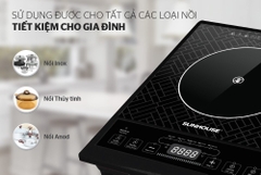 Bếp hồng ngoại cơ SH6011 2000w đa chức năng, dùng nhiều nồi tiện lợi [BH: 1 THÁNG]