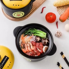 Nồi lẩu, nồi canh FUNNY RASE DUCK 3.5L đất tráng men sứ  [BH: NONE]