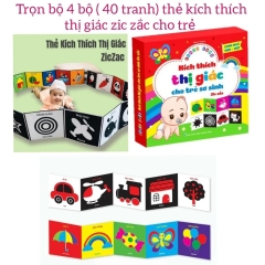 Sách kích thích thị giác SONG NGỮ ANH-VIỆT cho trẻ sơ sinh [BH: NONE]