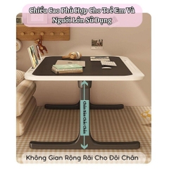 Bàn bệt, bàn học, bàn làm việc gấp gọn tiết kiệm không gian, chân bàn siêu chắc new 2024 tiện lợi [BH: NONE]
