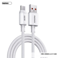 Cáp sạc nhanh 66w REMAX RC-C025 (Usb ra Type-C) chính hãng [BH 1 năm]