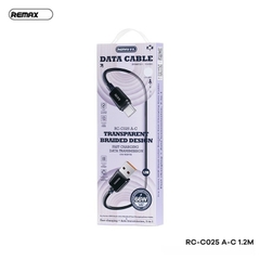 Cáp sạc nhanh 66w REMAX RC-C025 (Usb ra Type-C) chính hãng [BH 1 năm]