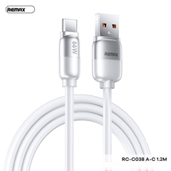 Cáp sạc nhanh 66w REMAX RC-C038 (Usb ra Type-C 1.2m) chính hãng [BH 1 năm]