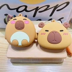 Móc khóa xe, khóa cặp, khóa nhà hình capy silicon siêu cute [BH: NONE]
