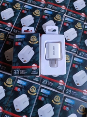 Cóc sạc nhanh 33W 2 cổng 5S Space ( 1 cổng USB QC3.0; 1 cổng Type C PD20W) [BH: 3 THÁNG] 5l9c11