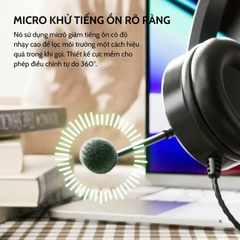Tai nghe Headphone chụp tai có dây HP 8009 micro khử tiếng ồn chính hãng [BH: 3 THÁNG]