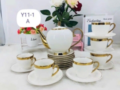Bộ ẤM TRÀ viền vàng Y11-1A [BH: NONE]