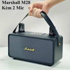 Loa bluetooth karaoke Marshall M-28, tặng kèm 2 micro [BH: 6 THÁNG]