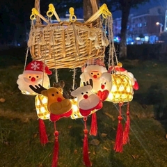 Lồng đèn tre trang trí noel, decor quán, góc học tập [BH: NONE]