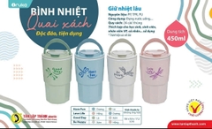 Ly nhựa đựng nước 450ml chuồn chuồn nhựa TLT có quai xách  [BH: NONE]