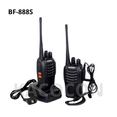 Bộ đàm đôi cầm tay BAOFENG BF888S chống nước phạm vi trên 10km [BH: 1 THÁNG]