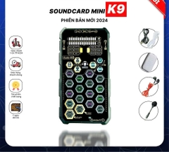 Soundcard mini livetream TikTok K9 mẫu mới 2024 siêu đẹp siêu hay
