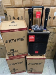 Loa kéo bluetooth karaoke EIEVZ YE-Q08 kèm 2 micro không dây siêu hay [Bh 6 Tháng]