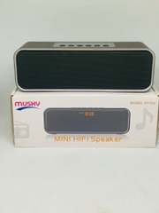 Loa bluetooth MUSKY DY22L mẫu loa dài siêu đẹp kèm đèn led hiển thị đồng hồ [BH 3 Tháng]