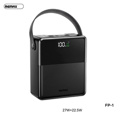 Pin sạc nhanh 27w REMAX FP-1 100.000mAh dự phòng sạc nhanh 27w có quai xách tiện lợi kèm đèn pin siêu sáng [Bh 1 Năm]