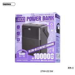 Pin sạc nhanh 27w REMAX FP-1 100.000mAh dự phòng sạc nhanh 27w có quai xách tiện lợi kèm đèn pin siêu sáng [Bh 1 Năm]