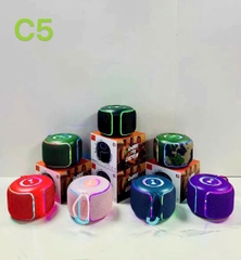 Loa bluetooth C5 Dare To Lisen mẫu mới có led siêu đẹp kèm móc treo [BH 6 Tháng]