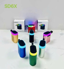 Loa bluetooth SD6x mẫu mới siêu hay có led cực đẹp kèm móc treo [BH 6 Tháng]