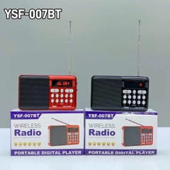 Loa Pháp YST-007bt có Bluetooth, thẻ nhớ, FM pin trâu kèm đèn pin chính hãng [BH 6 Tháng]