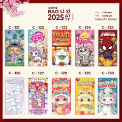 Combo 100 bao lì xì TẾT 2025 - MẪU NGẪU NHIÊN [BH: NONE]