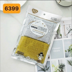 Set 2 miếng rửa chén F6399 kim tuyến xịn [NONE]