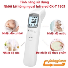 Nhiệt kế hồng ngoại đo trán CK-T1803 INFRARED THERMOMETER đo nhiệt độ cơ thể [Bh 1 Tuần]6l8