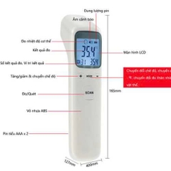 Nhiệt kế hồng ngoại đo trán CK-T1803 INFRARED THERMOMETER đo nhiệt độ cơ thể [Bh 1 Tuần]6l8