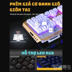Bàn phím có dây DEIOG DY-M303 kèm led siêu đẹp chính hãng [BH 1 Năm]