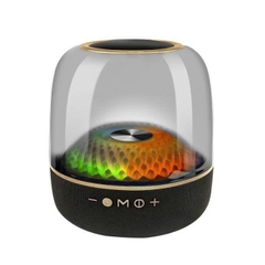 Loa bluetooth LP90 vỏ trong suốt kèm đèn led RGB cao cấp [BH 6 Tháng]6l8