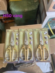 Kéo H50 cắt cà cao cấp, kéo làm bếp chuyên nghiệp chất liệu thép không gỉ siêu bén [BH: NONE]