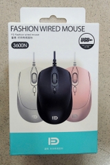 Chuột có dây FD 3600N Fashion Wired Mouse mẫu mới siêu tiện lợi [BH 1 Năm]