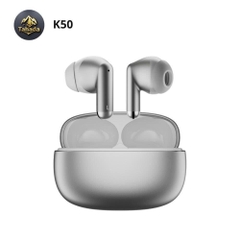 Tai nghe bluetooth TAHADA K50 mẫu airpods có đệm cao su chống ồn chính hãng